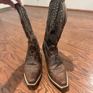 Ariat Rhinestone Cowgirl Brown Leather Boots